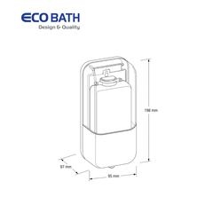 Bình xịt xà phòng Ecobath EC6507W