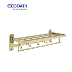 Vắt khăn giàn EcoBath EC5015-45BG màu vàng chải