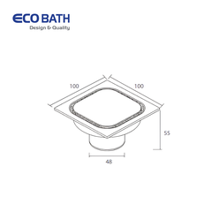 Ga thoát sàn EcoBath EC1085B