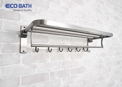 Vắt khăn giàn EcoBath EC5015 màu ghi xám
