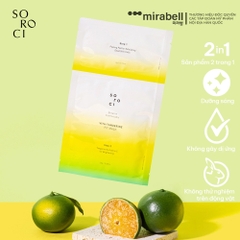 Mặt nạ 2 trong 1 Soroci Vita-Tangerine Fit Mask
