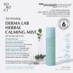 Xịt khoáng Soroci Derma Lab Herbal Calming Mist