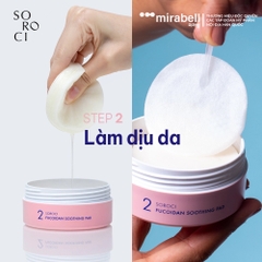Bộ sản phẩm tẩy da chết Soroci Fucoidan Peeling & Soothing Pad