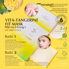 Mặt nạ 2 trong 1 Soroci Vita-Tangerine Fit Mask