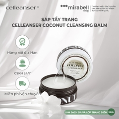 Sáp tẩy trang Celleanser Coconut Cleansing Balm