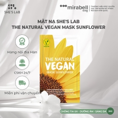 Mặt nạ She's Lab The Natural Vegan Mask Sunflower