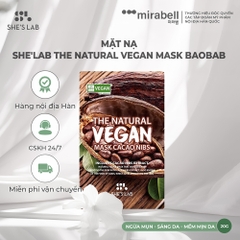 Mặt nạ She’s Lab The Natural Vegan Mask Cacao Nibs