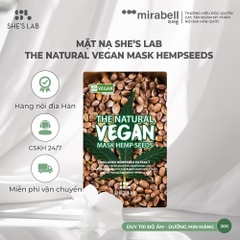 Mặt nạ She’s Lab The Natural Vegan Mask Hempseeds