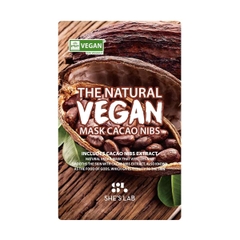 Mặt nạ She’s Lab The Natural Vegan Mask Cacao Nibs