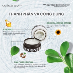 Sáp tẩy trang Celleanser Coconut Cleansing Balm