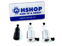 Khớp nối trục động cơ bánh xe Mecanum đường kính 80mm