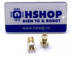 Đầu nối RF SMA cái thẳng Female SMA-KE PCB Vertical Mount 13.5mm