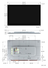 Màn hình cảm ứng Waveshare IPS 13.3 inch FHD HDMI/Type-C Capacitive Touch Monitor