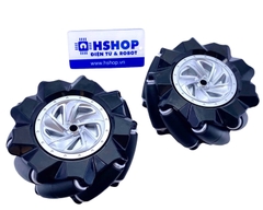 Cặp bánh xe Mecanum L + R nhựa đường kính 80mm