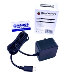 Nguồn chính hãng Official Raspberry Pi 4 Power Supply 5.1VDC 3A 15W USB-C