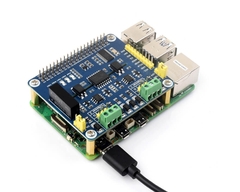 Waveshare 2-Channel Isolated RS485 Expansion HAT for Raspberry Pi, 2-CH RS485 HAT