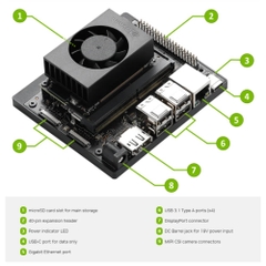 Máy tính nhúng AI NVIDIA Jetson Orin Nano Super Developer Kit (67 TOPS, 8GB, 25W)