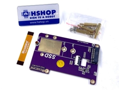 Mạch Raspberry Pi 5 PCIe to M.2 NVMe PCIe SSD Adapter Board Mcuzone