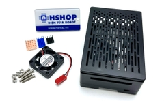 Vỏ bảo vệ bằng nhựa ABS Case for Raspberry Pi 4 V2 kèm quạt và tản nhiệt