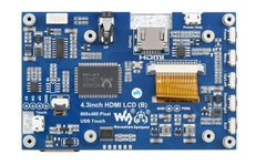 Màn hình cảm ứng Waveshare IPS 4.3 inch HDMI Capacitive Touch LCD (B)