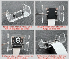Giá đỡ Mica Camera Raspberry Pi / Waveshare IMX219