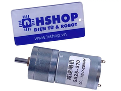 Động cơ DC giảm tốc GA25-370 DC Geared Motor 12V 620RPM