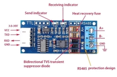 Bo mạch chuyển đổi tín hiệu TTL sang RS485 V2