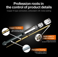 Anten Lora 915Mhz 9dBi 85cm N-J Connector TX915-BLG-85 Fiberglass Antenna Ziisor