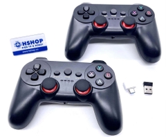 Bộ tay điều khiển Dual USB 2.4G Wireless Joystick gamepad for Raspberry Pi