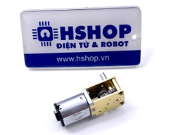 Động cơ DC giảm tốc hộp số vuông trục đơn 1218 N20 Single Axis Self-Lock DC Geared Motor
