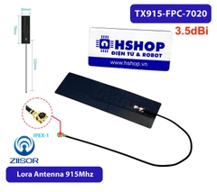 Anten Lora 915Mhz 3.5dBi 70*20mm FPC Ipex TX915-FPC-7020 Antenna Ziisor