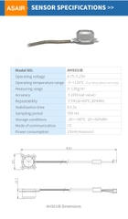 Cảm biến hơi nước AHS01IB Water Vapor Sensor chính hãng ASAIR