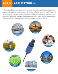 Cảm biến độ ẩm, nhiệt độ RS485 AHTT2820 Chilled Mirror Precision RH&T Probe chính hãng ASAIR