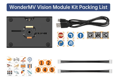 Hiwonder WonderMV K210 AI Vision Recognition Module, Supports CanMV IDE, MicroPython, UART/I2C