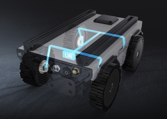 Waveshare DDSM400 Direct Drive Servo Motor, All-In-One Design, Hub Motor, Supports LIN bus communication
