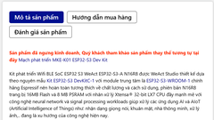 Kit phát triển Wifi BLE SoC ESP32 S3 WeAct ESP32-S3-A N16R8
