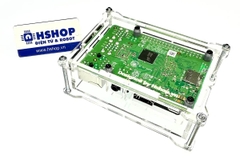 Vỏ Case Mica Kèm Quạt cho Raspberry Pi 3