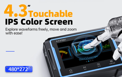 Máy đo hiện sóng FNIRSI® 2C53P Tablet Touchable Oscilloscope + Multimeter + DDS Generator