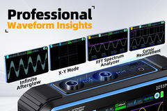 Máy đo hiện sóng FNIRSI® 2C53P Tablet Touchable Oscilloscope + Multimeter + DDS Generator
