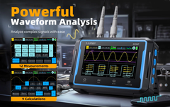 Máy đo hiện sóng FNIRSI® 2C53P Tablet Touchable Oscilloscope + Multimeter + DDS Generator