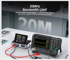 Máy đo hiện sóng FNIRSI® 2D15P 3-in-1 Benchtop 2CH 100MHz Phosphor Oscilloscope Multimeter