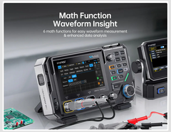 Máy đo hiện sóng FNIRSI® 2D15P 3-in-1 Benchtop 2CH 100MHz Phosphor Oscilloscope Multimeter