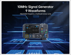 Máy đo hiện sóng FNIRSI® 2D15P 3-in-1 Benchtop 2CH 100MHz Phosphor Oscilloscope Multimeter