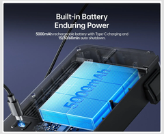 Máy đo hiện sóng FNIRSI® 2D15P 3-in-1 Benchtop 2CH 100MHz Phosphor Oscilloscope Multimeter