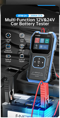 Máy kiểm tra ắc quy ô tô FNIRSI® BTM-24 2000A CCA Multi-Function 12V/24V Car Battery Tester