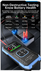 Máy kiểm tra ắc quy ô tô FNIRSI® BTM-24 2000A CCA Multi-Function 12V/24V Car Battery Tester