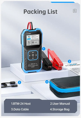 Máy kiểm tra ắc quy ô tô FNIRSI® BTM-24 2000A CCA Multi-Function 12V/24V Car Battery Tester