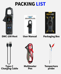 Máy đo Ampe Kìm FNIRSI® DMC-100 DC AC Current Voltage Clamp Meter