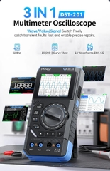 Máy đo hiện sóng FNIRSI® DST-201 Handheld 3-IN-1 Multimeter Oscilloscope Signal Generator