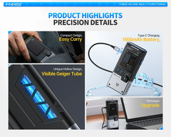 Máy đo bức xạ FNIRSI® GC-03 Multifunctional Radiation Detector